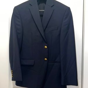 Lauren Ralph Lauren blazer blue with gold buttons size 36S 100%wool